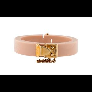 Louis Vuitton Resin Lock Me Bangle with dust bag